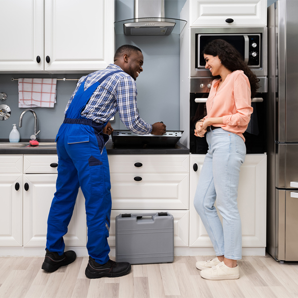 can you provide an estimate for cooktop repair before beginning any work in Chouteau